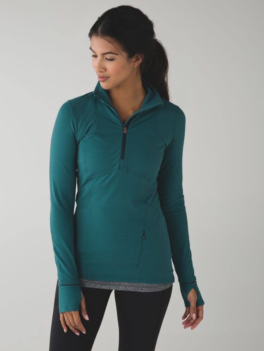 Lululemon | Kanto Catch Me | 1/2 Zip Wee Stripe